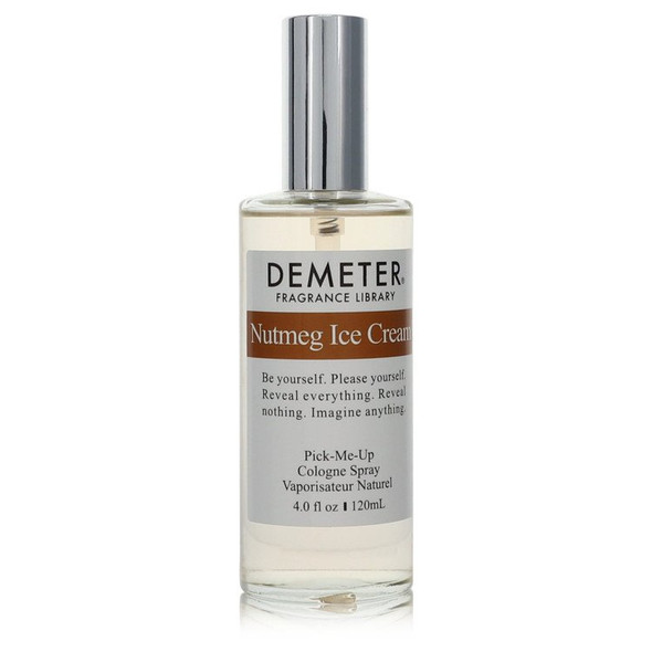 Demeter Nutmeg Ice Cream by Demeter Cologne Spray (unboxed) 4 oz for Women