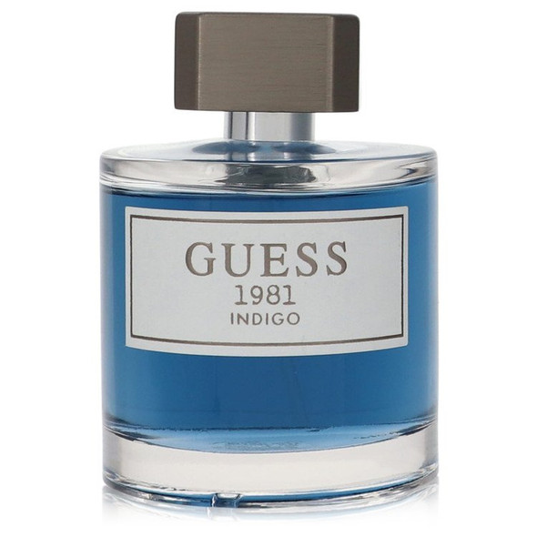 Guess 1981 Indigo by Guess Eau De Toilette Spray (unboxed) 3.4 oz for Men