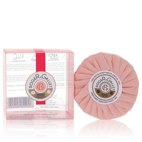 Roger & Gallet Rose by Roger & Gallet Soap 3.5 oz for Women