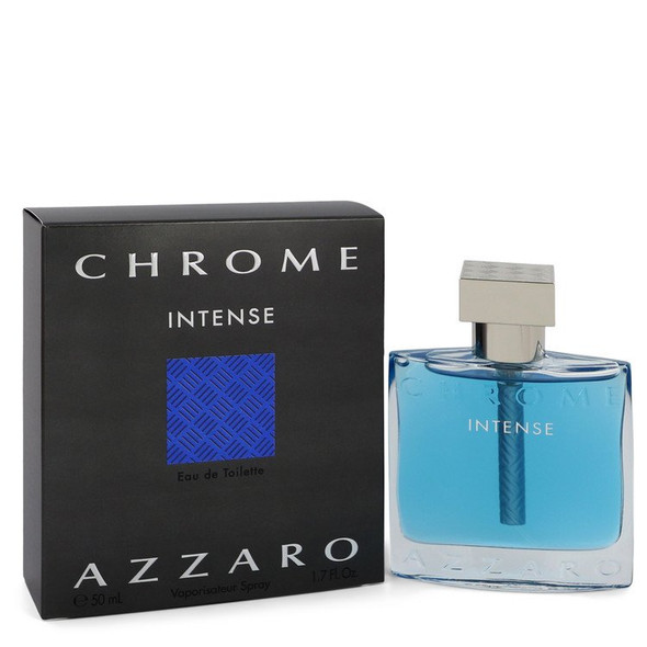 Chrome Intense by Azzaro Eau De Toilette Spray 1.7 oz for Men