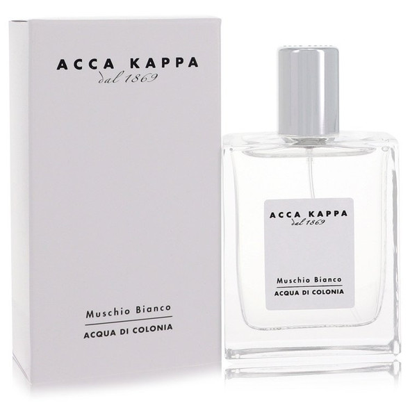 Muschio Bianco (White Musk/Moss) by Acca Kappa Eau De Cologne Spray (Unisex) 1.7 oz for Women