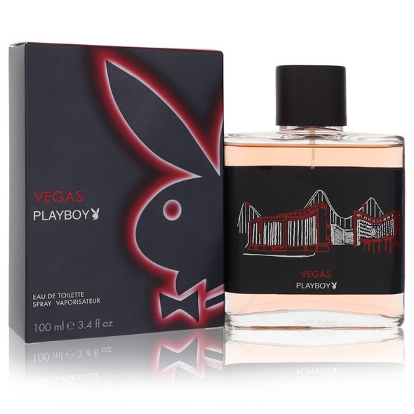 Vegas Playboy by Playboy Eau De Toilette Spray (unboxed) 3.4 oz for Men