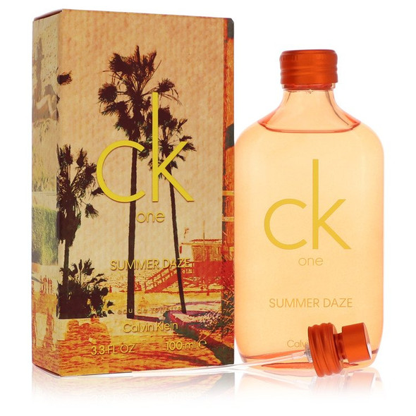 CK One Summer Daze by Calvin Klein Eau De Toilette Spray (Unisex Unboxed) 3.3 oz for Men