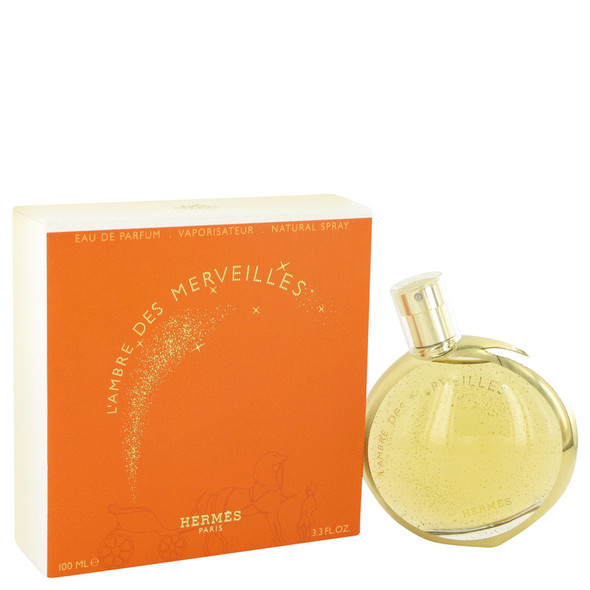 L'ambre Des Merveilles by Hermes Eau De Parfum Spray 3.3 oz for Women