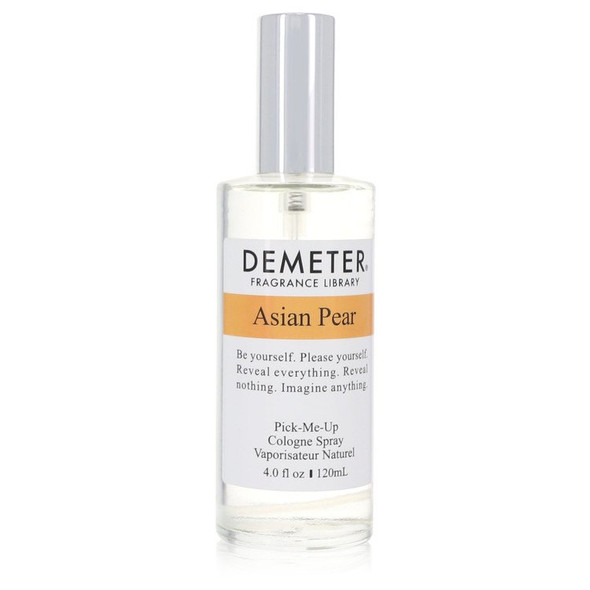Demeter Asian Pear Cologne by Demeter Cologne Spray (Unisex Unboxed) 4 oz for Women