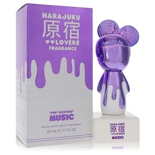 Harajuku Lovers Pop Electric Music by Gwen Stefani Eau De Parfum Spray 1.7 oz for Women