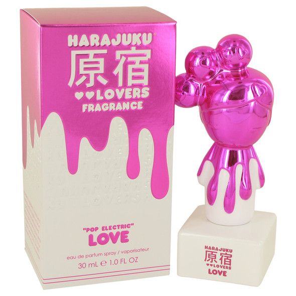 Harajuku Lovers Pop Electric Love by Gwen Stefani Eau De Parfum Spray 1 oz for Women