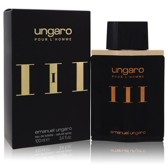 Ungaro Iii by Ungaro Eau De Toilette Spray (New Packaging Unboxed) 3.4 oz for Men