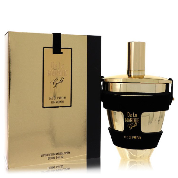 Armaf De La Marque Gold by Armaf Eau De Parfum Spray (Unboxed) 3.4 oz for Women