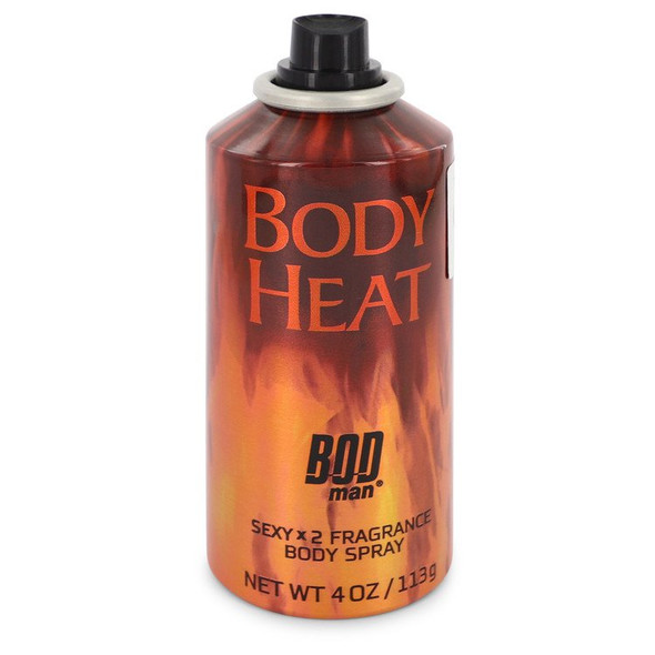 Bod Man Body Heat Sexy X2 by Parfums De Coeur Body Spray (Tester) 4 oz  for Men
