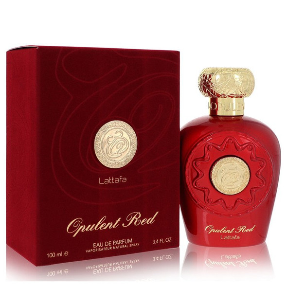 Lattafa Opulent Red by Lattafa Eau De Parfum Spray (Unboxed) 3.4 oz for Women