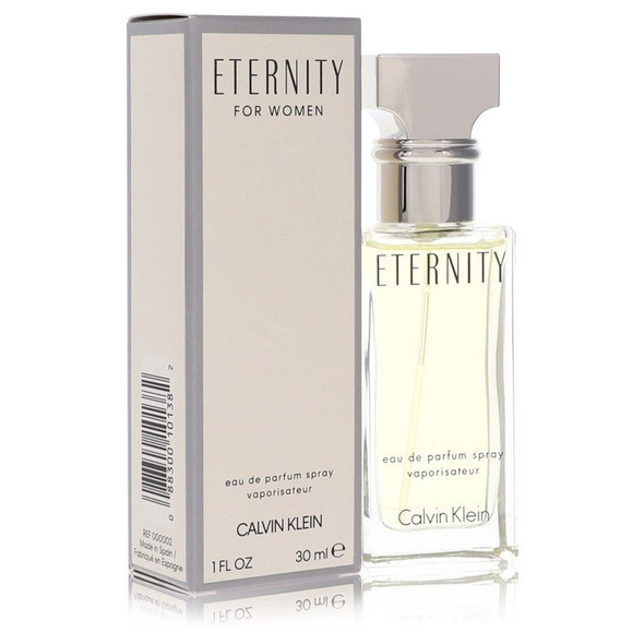 ETERNITY by Calvin Klein Eau De Parfum Spray 1 oz for Women
