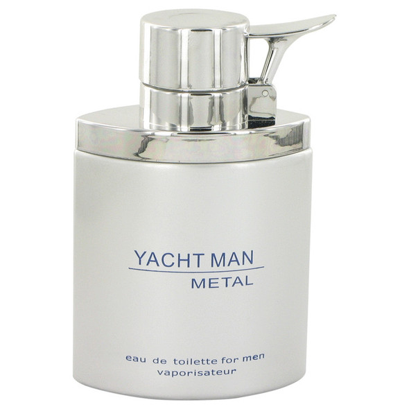 Yacht Man Metal by Myrurgia Eau De Toilette Spray (unboxed) 3.4 oz for Men