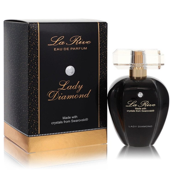 Lady Diamond by La Rive Eau De Parfum Spray 2.5 oz for Women