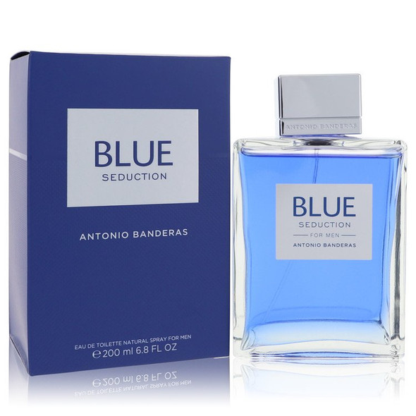 Blue Seduction by Antonio Banderas Eau De Toilette Spray 6.7 oz for Men