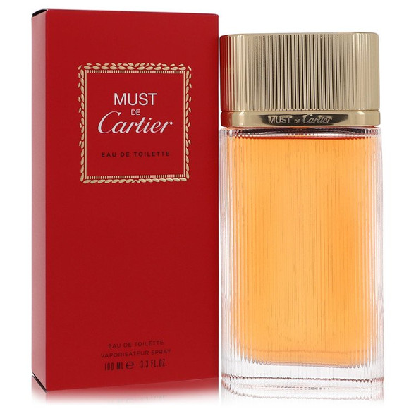 MUST DE CARTIER by Cartier Eau De Toilette Spray 3.3 oz for Women