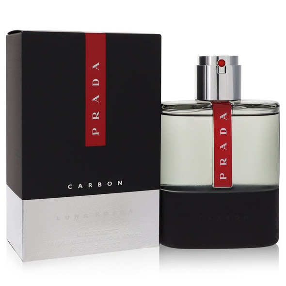 Prada Luna Rossa Carbon by Prada Eau De Toilette Spray 3.4 oz for Men