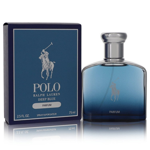 Polo Deep Blue by Ralph Lauren Parfum Spray 2.5 oz for Men