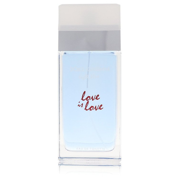Light Blue Love Is Love by Dolce & Gabbana Eau De Toilette Spray (unboxed) 3.3 oz for Women