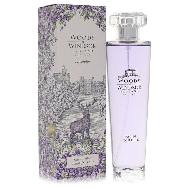 Lavender by Woods of Windsor Eau De Toilette Spray (Unboxed) 3.3 oz for Women