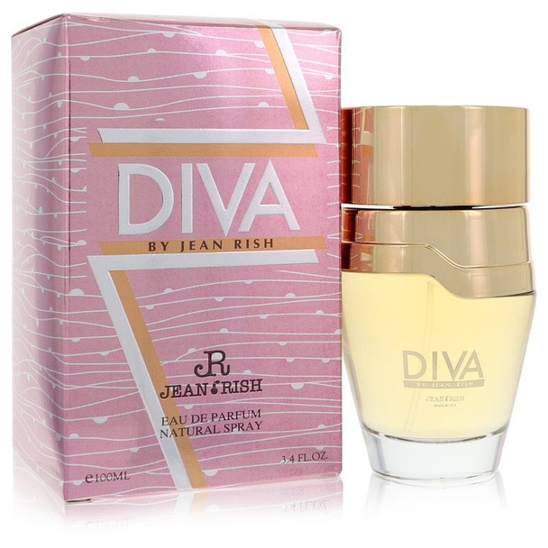 Diva By Jean Rish by Jean Rish Eau De Parfum Spray 3.4 oz for Women