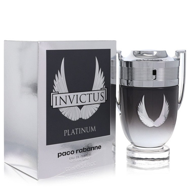 Invictus Platinum by Paco Rabanne Eau De Parfum Spray (Unboxed) 3.4 oz for Men