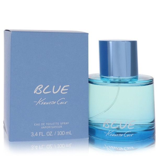 Kenneth Cole Blue by Kenneth Cole Eau De Toilette Spray 3.4 oz for Men