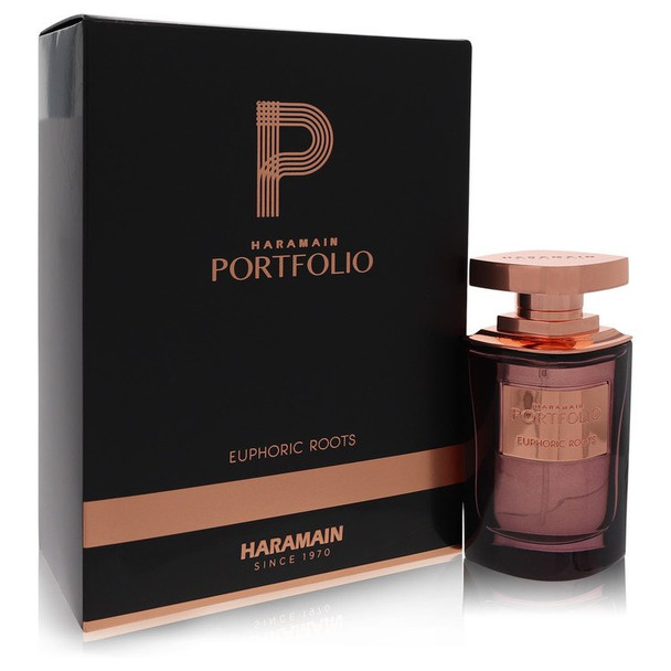 Al Haramain Portfolio Euphoric Roots by Al Haramain Eau De Parfum Spray (Unisex Unboxed) 2.5 oz for Men