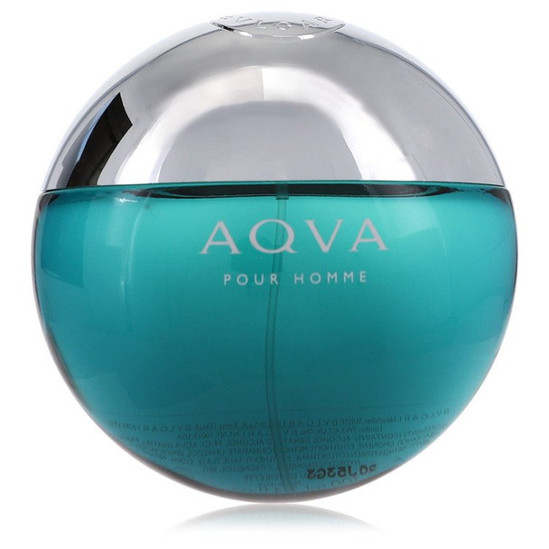 Aqua Pour Homme by Bvlgari Eau De Toilette Spray (Tester) 3.4 oz for Men