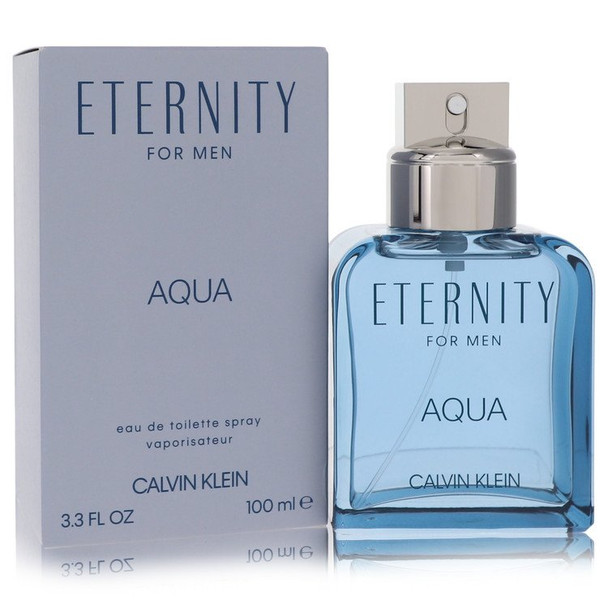 Eternity Aqua by Calvin Klein Eau De Toilette Spray (Unboxed) 1 oz for Men
