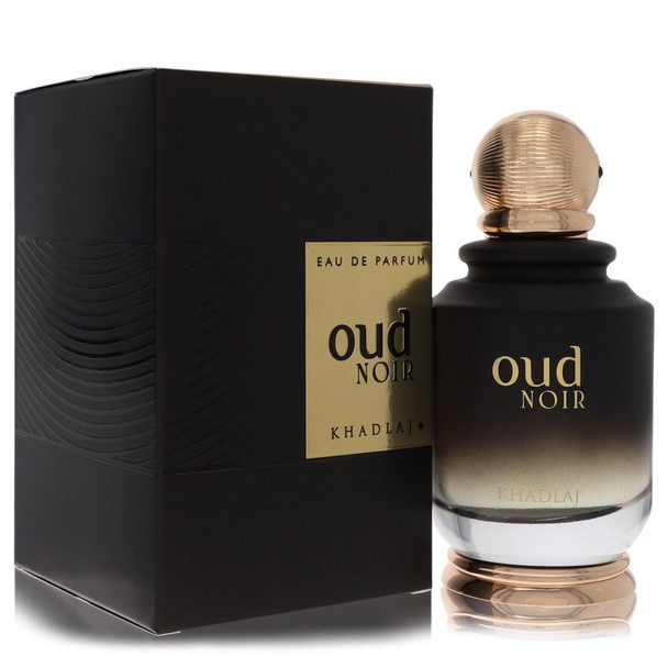 Khadlaj Oud Noir by Khadlaj Eau De Parfum Spray (Unisex) 3.4 oz for Men