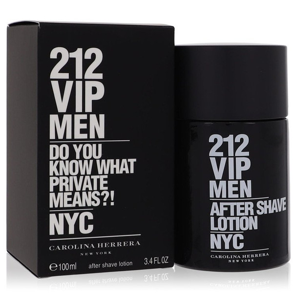 212 Vip by Carolina Herrera After Shave 3.4 oz for Men