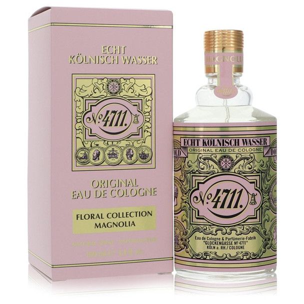 4711 Floral Collection Magnolia by 4711 Eau De Cologne Spray (Unisex) 3.4 oz for Women