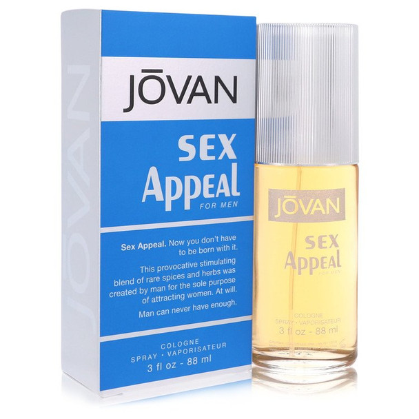 Sex Appeal by Jovan Cologne Spray 3 oz for Men