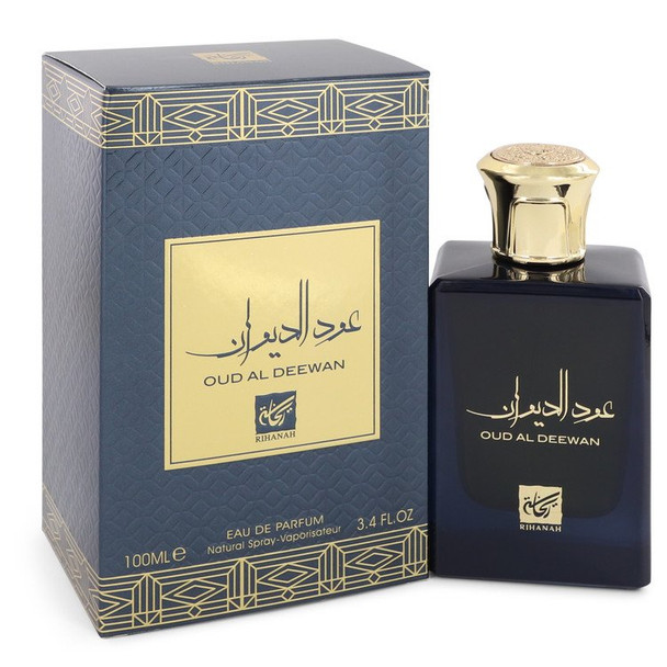 Oud Al Deewan by Rihanah Eau De Parfum Spray (Unisex) 3.4 oz for Women