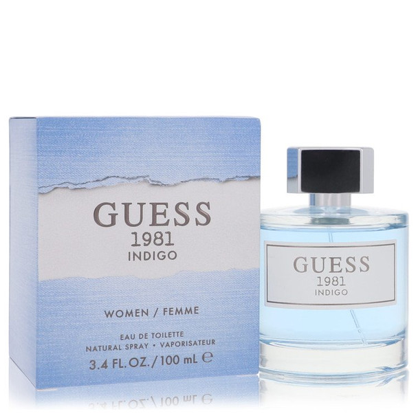 Guess 1981 Indigo by Guess Eau De Toilette Spray (unboxed) 3.4 oz for Women