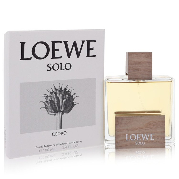 Solo Loewe Cedro by Loewe Eau De Toilette Spray 3.4 oz for Men