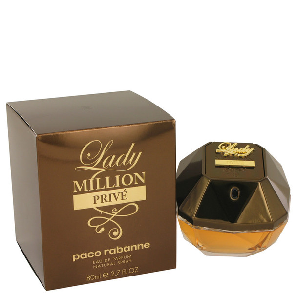 Lady Million Prive by Paco Rabanne Eau De Parfum Spray 2.7 oz for Women