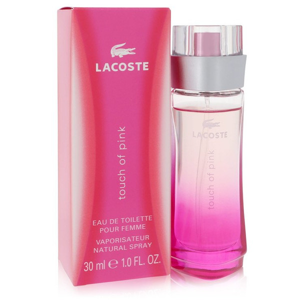 Touch of Pink by Lacoste Eau De Toilette Spray 1 oz for Women