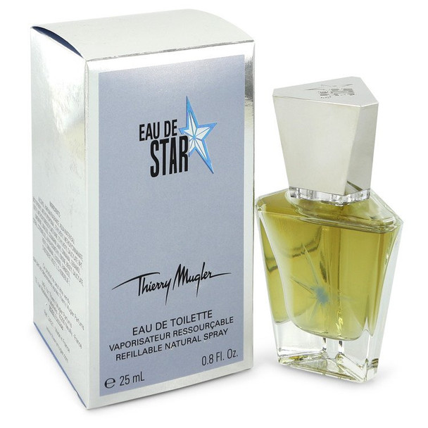 Eau De Star by Thierry Mugler Eau De Toilette Spray Refillable .85 oz for Women