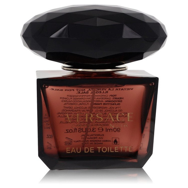 Crystal Noir by Versace Eau De Toilette Spray (Tester) 3 oz for Women