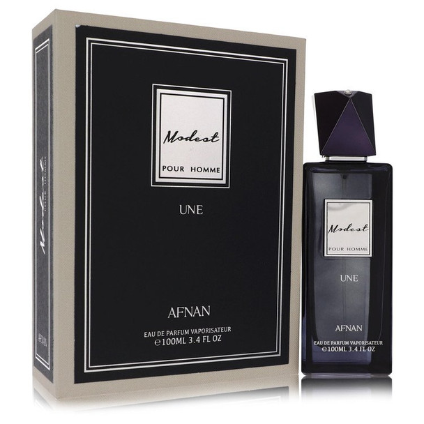 Modest Pour Homme Une by Afnan Eau De Parfum Spray (unboxed) 3.4 oz for Men