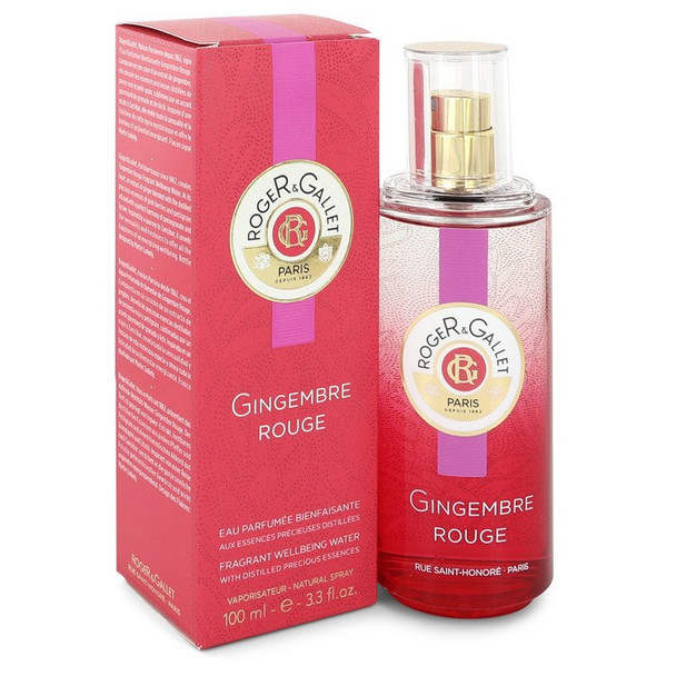 Roger & Gallet Gingembre Rouge by Roger & Gallet Fragrant Wellbeing Water Spray 3.3 oz for Women