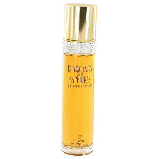 DIAMONDS & Sapphires by Elizabeth Taylor Eau De Toilette Spray (unboxed) 3.4 oz for Women