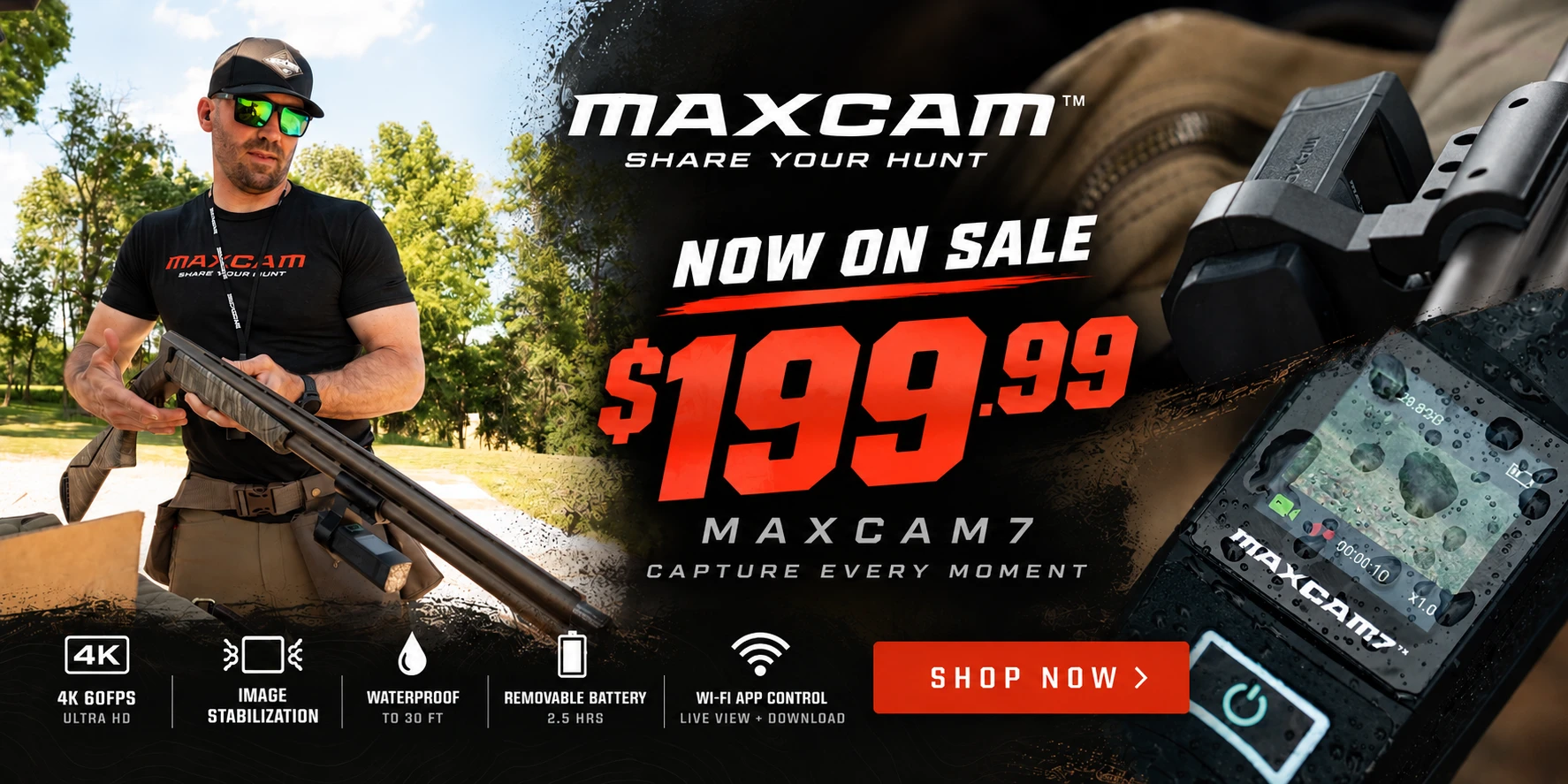Maxcam7 Now On Sale for $199.99