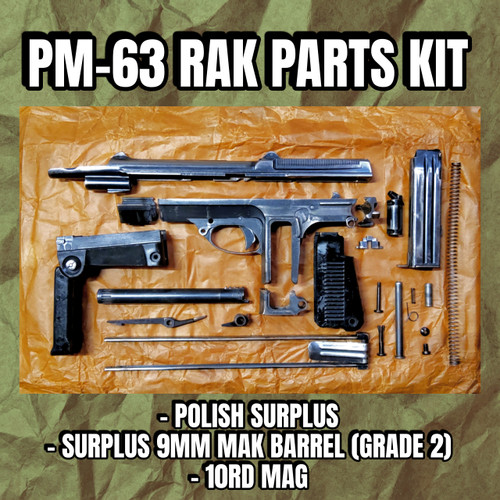 PM63 PARTS KIT + 9MM MAK BARREL (LEGACY KIT)