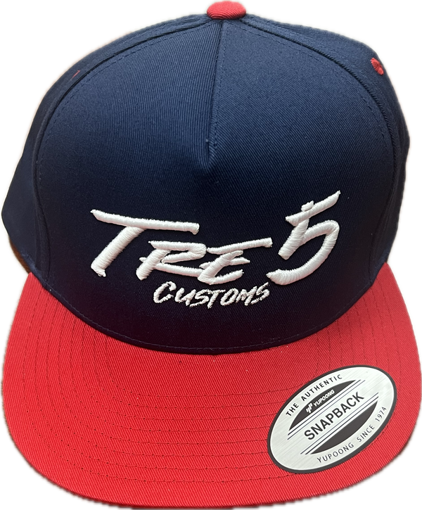 red white and blue snap back