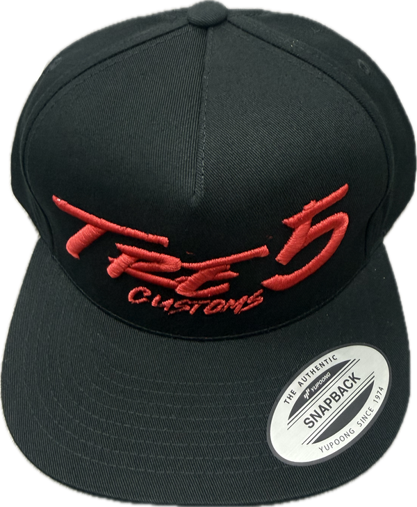 Tre 5 red logo snap back