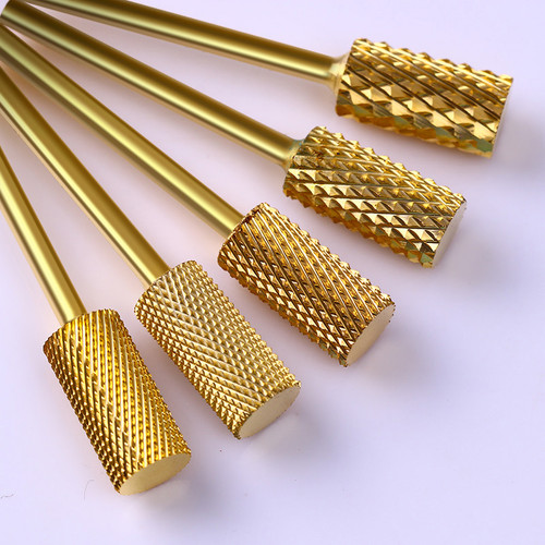 Drill bits - Golden - Large barrel