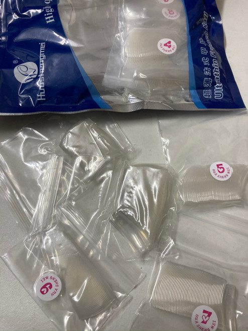 Clear tips - 550pcs